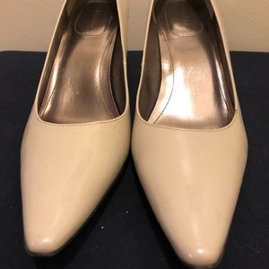 Calvin Klein cream heels